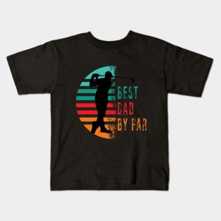 best dad by par for golf lovers Kids T-Shirt